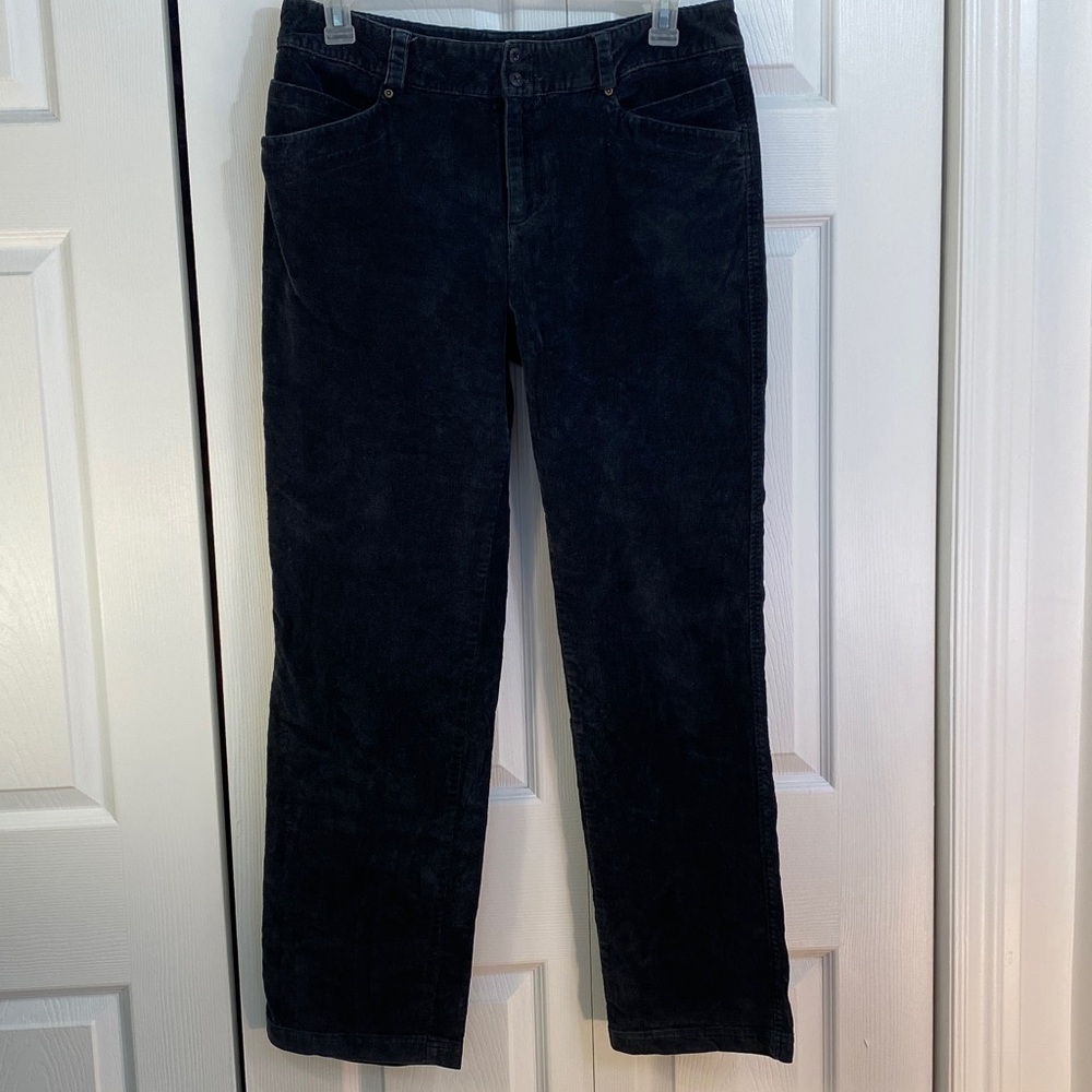 2 for $25 - Columbia Dark Gray Corduroy Trousers, with Stretch, 14 Plus